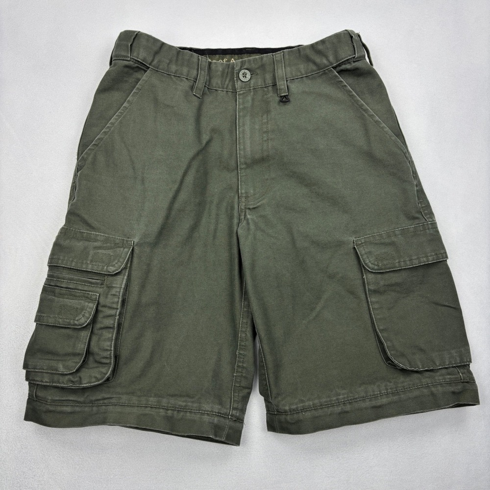 Boy Scouts of America BSA Shorts Youth 12 Green Cargo Uniform Be Prepared Camp
